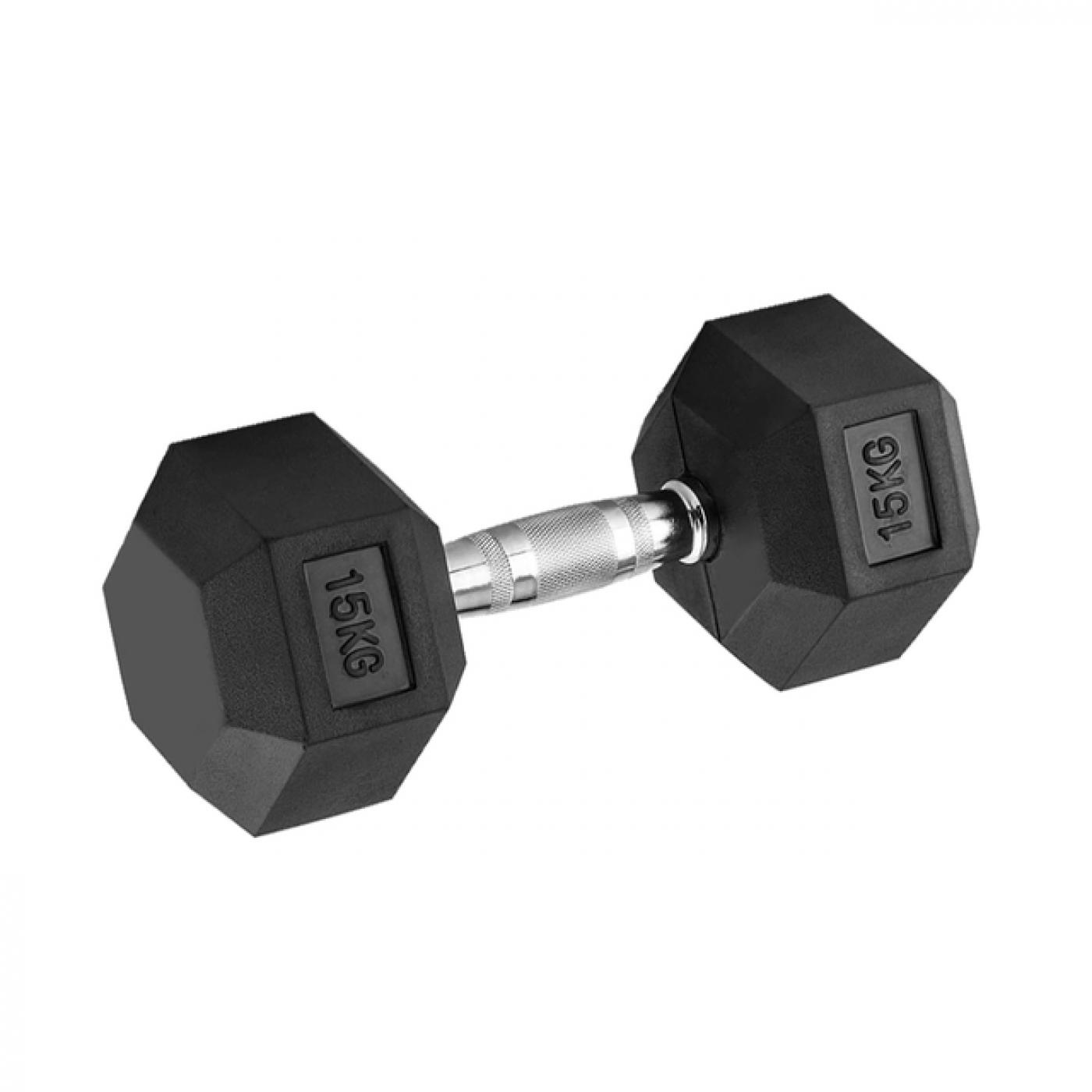 516-DUMBBELLS-HEXAGONAL-CAUCHO-15KG